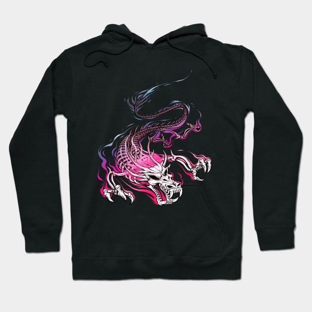 Chinese Skull Dragon Hoodie by Tobe_Fonseca